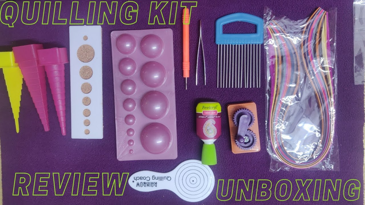 Paper Quilling Kit Unboxing and Review 