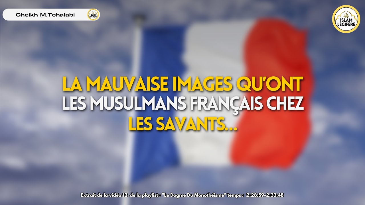 La mauvaise images qu’ont les musulmans français chez les savants… - Cheikh M.Tchalabi