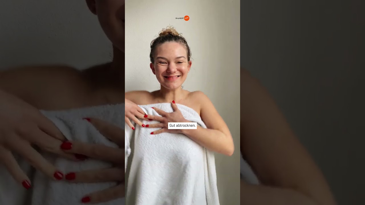 Deine neue Abendroutine mit Waschies und dem Sweat-Off Schaum für einen schweißfreien Alltag! 🌟