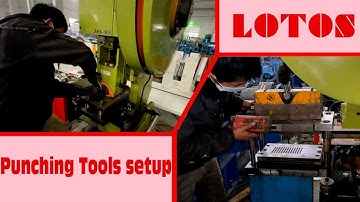 【How to adjust the roll forming machine】: Punching Tools setup | Roll Forming Machine Basics Parts