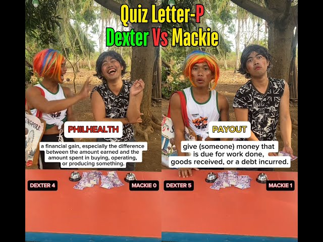 Dexter Vs Mackie, Quiz Letter-P Episode 7, Sino kaya mananalo class=