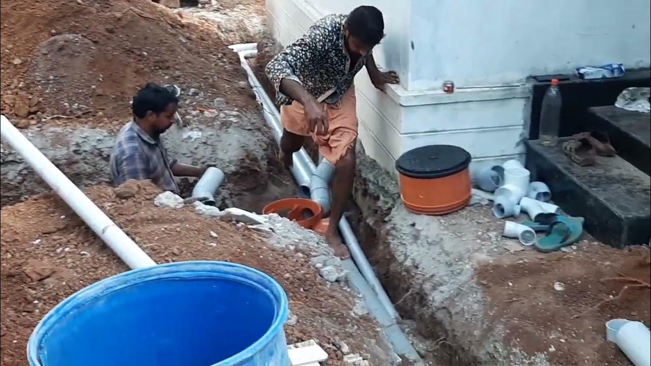 PVC Septic tank Installation Video YouTube