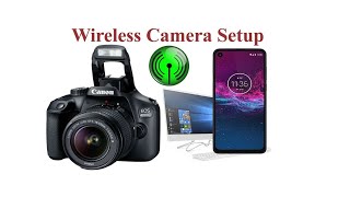 Toezicht houden schors Melodrama Canon EOS 4000D Camera WiFi Configuration - YouTube