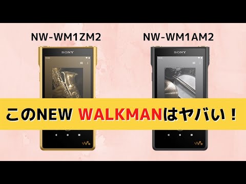 【悩む】SONY NEW WALKMAN発表｜【NW-WM1ZM2】と【NW-WM1AM2】の違い、旧モデルとの違いを簡潔に解説