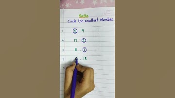 Circle the Smallest Number #shorts #short #viral #trending #ytshorts #trendingshorts #trend #funny