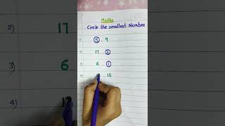 Circle the Smallest Number #shorts #short #viral #trending #ytshorts #trendingshorts #trend #funny