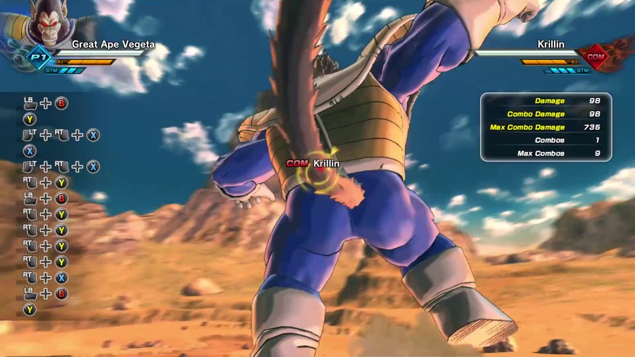 Dragon Ball Xenoverse 2 Play as Great Ape Vegeta and NPCs Mod