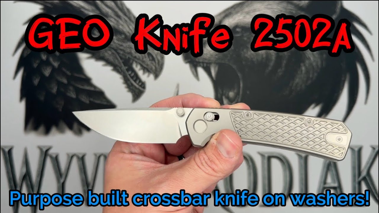 GEO Knife 2502a- Crossbar lock knife on washers that is super high quality and purpose built! 