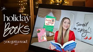 holiday book recommendations!  *sweet to spicy* 🥵🎄