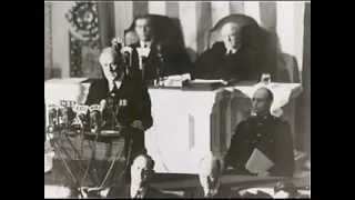 President Franklin D. Roosevelt addressed a Joint Session of Congress (8 December 1941)