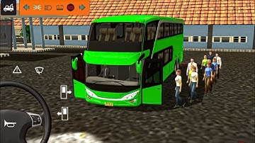 euro coach bus simulator 💥 || indonesia bus simulator part-4 #bus #game #simulator #aksgamerz