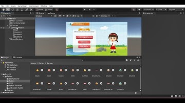 Membuat Desain Layout Multimedia Pembelajaran (Scene Menu Utama & Materi) | Tutorial Unity #3