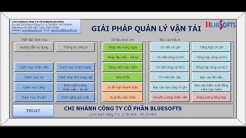 Review giải pháp quản lý vận tải trên Excel và A-Tools