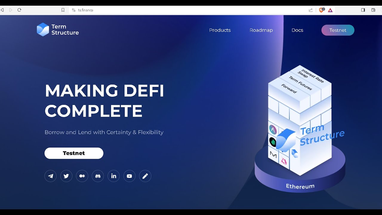 REVIEW NEW DEFI PROJECT "TERM STRUCTURE" MAKING DEFI COMPLETE