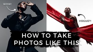 Studio Photography Behind The Scenes | How I Shoot Editorial Fashion \u0026 Portraits