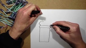 LED sign pixel strings.