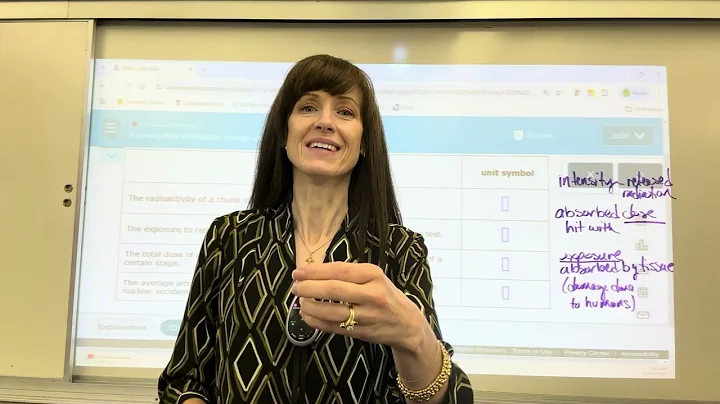 ALEKS Knowing Units of Radiation Dosage and Exposure