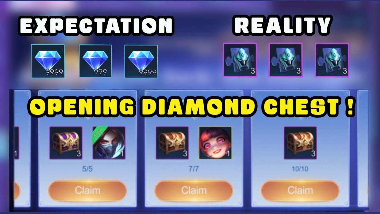 OPENING 515 DIAMOND CHEST! | Invite Friends Back Win Diamonds Event ...