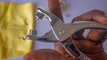 How to use an EYELET PLIER correctly