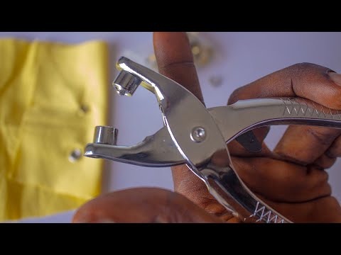 How to use an EYELET PLIER correctly