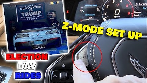 SETTING UP Z MODE ON C8 CORVETTE ~TECH TUESDAY NOV 3rd 2020