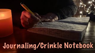 Journaling in Crinkle Notebook! (Soft Spoken/Whispered only) Real & Personal journal entry~ASMR screenshot 3