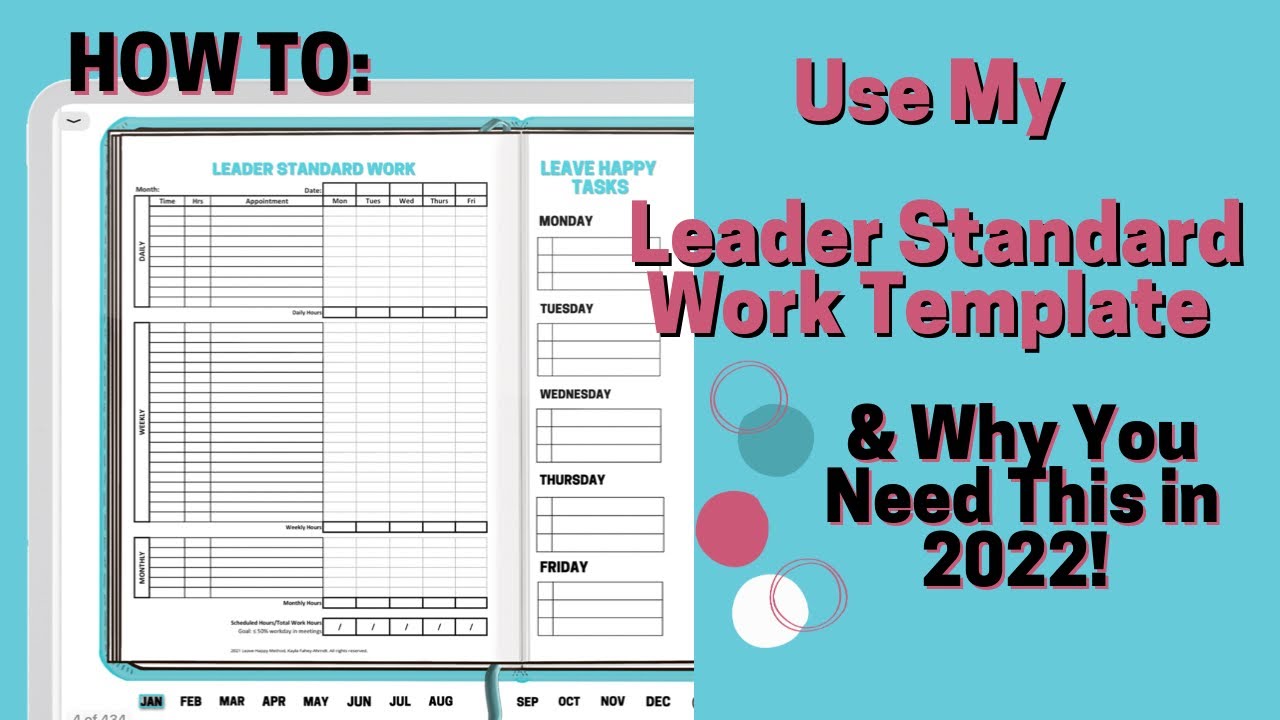 how-to-use-my-leader-standard-work-template-leader-standard-workbook