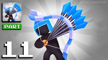 Merge Archers - Gameplay Walkthrough Part 11 - Unite Archers in Merge Play (iOS, Android)