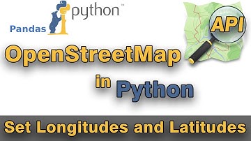 Python: OpenStreetMap API - add Longitudes and Latitudes by using Geopy module