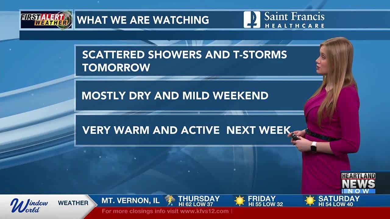 First Alert: Tracking thunderstorms tomorrow - YouTube