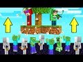 SKYBLOCK But MOBS Are RISING EVERY MINUTE! (Creepy)