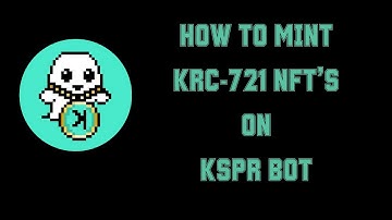 HOW TO MINT KRC-721 NFT