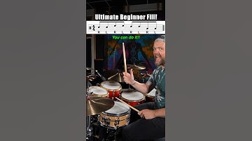 The ULTIMATE beginner drum fill! 🥁