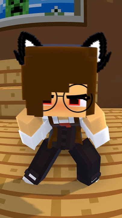 'Lonely Lonely' Chibi Girl #minecraft #shorts