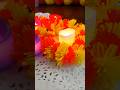 Easy And Simple Woollen Marigold Flower Making | #youtubeshorts #garland #woolencraft #diy #diwali