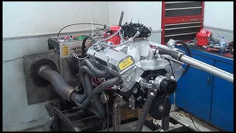 SBC 616HP 427 ENGINE DYNO RUN FOR STEVE POPPISH BY WHITE PERFORMANCE AND MACHINE