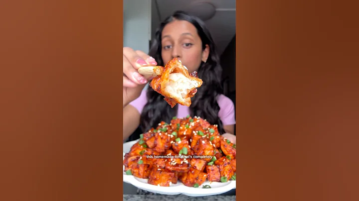 GOCHUJANG RED LENTIL TOFU🥵 #redlentil #gochujang #soyfree #tofurecipe #veganrecipes #veganfood