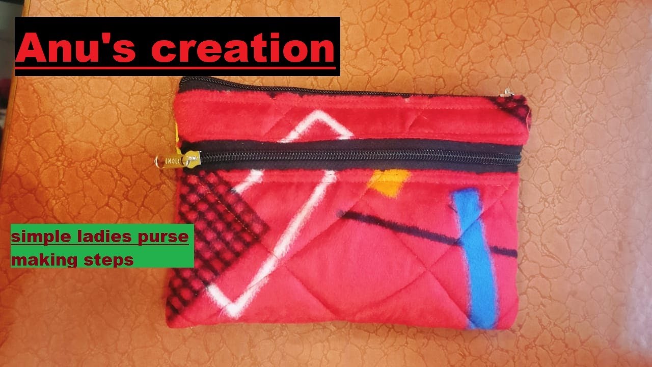 How To Make Ladies Hand Purse YouTube