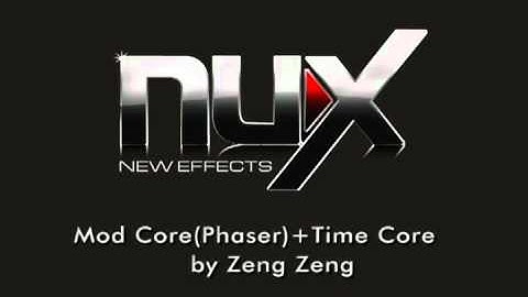 NuX Guitar Effect Pedal - MOD CORE + TIME CORE DEMO