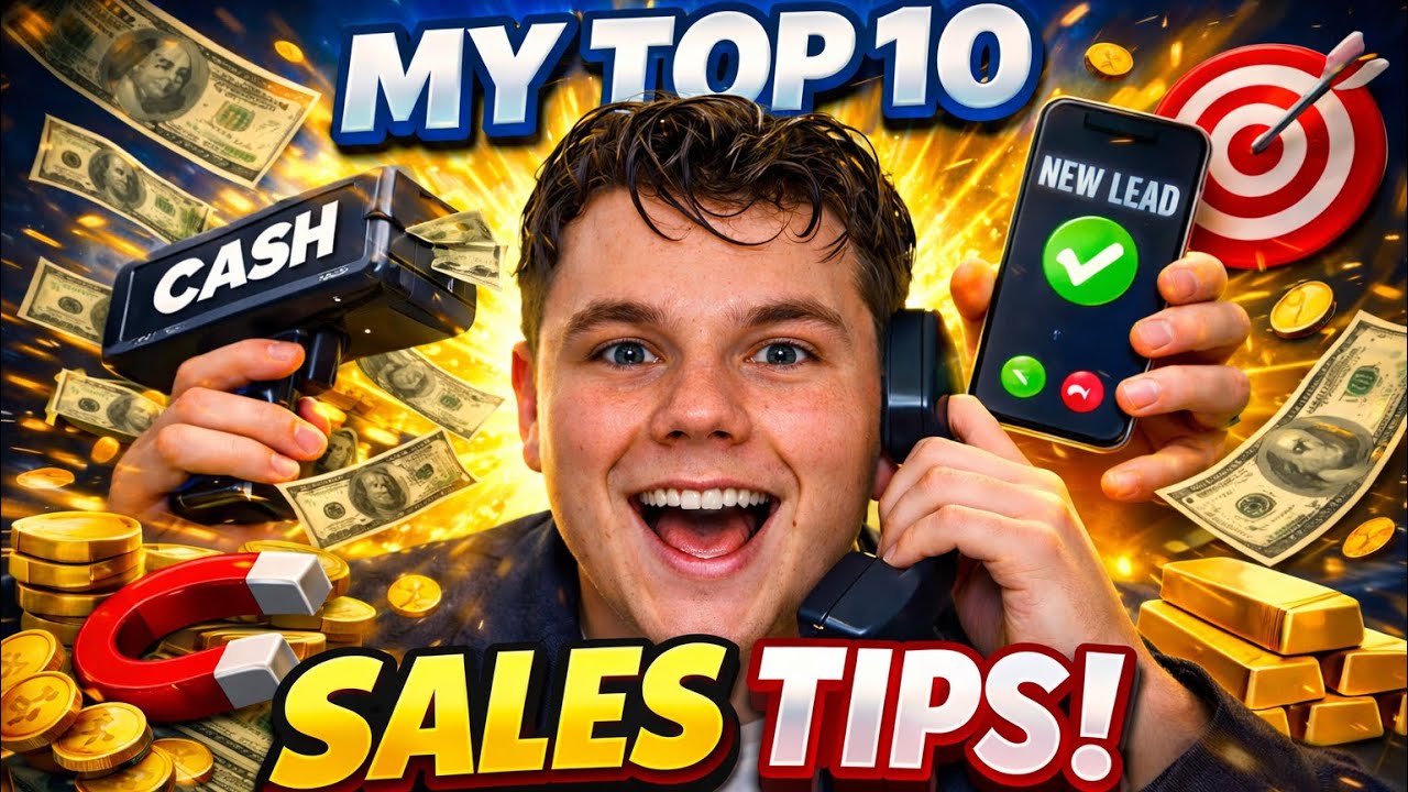 My Top 10 Sales Tips - YouTube
