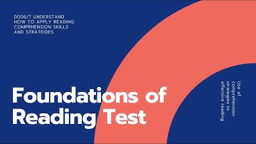 FORT Test Prep: What Do Expert Readers Do