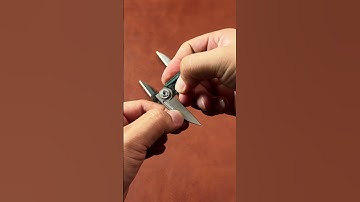 Titanium EDC Folding Knife — Ultra-Light, M390 Blade & Replaceable Liner Lock#mecarmy #knifereview