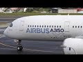 AIRBUS A350-900 XWB Landing at Wellington Airport