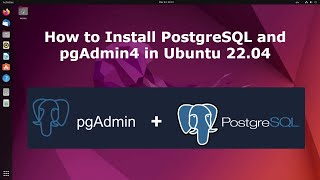 how to install postgresql and pgadmin4 in ubuntu 22.04 | #ubuntu #linuspoint