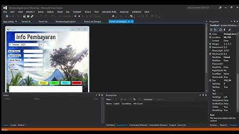 Aplikasi kasir sederhana VISUAL STUDIO