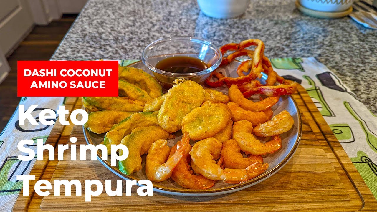 Pork Rind Batter Keto Shrimp Tempura Short POV cooking YouTube