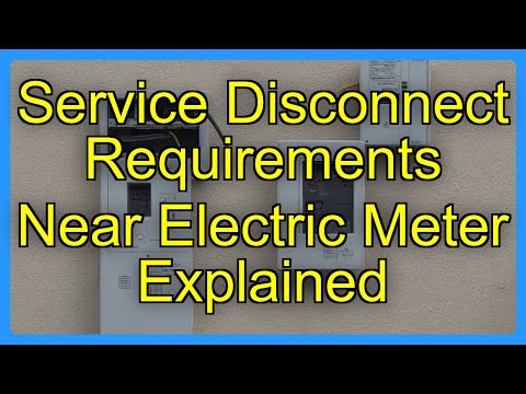 Electrical Disconnect Requirements