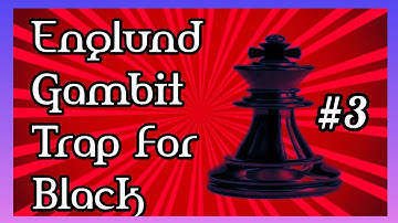 🔥 Englund Gambit Trap For Black @Sharmilanchess part 3