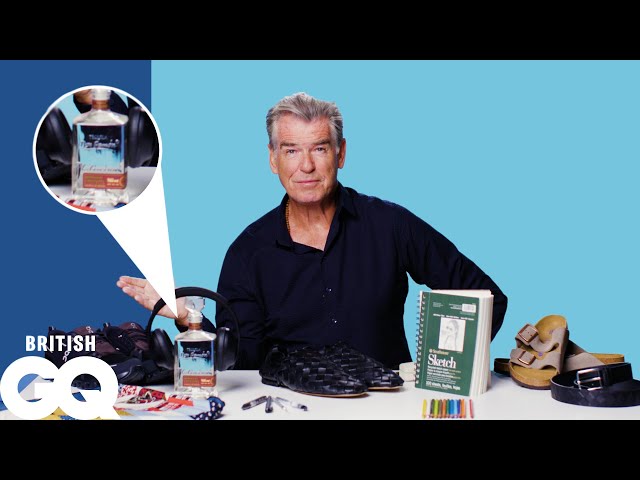 10 Things Pierce Brosnan Can't Live Without | 10 Essentials class=