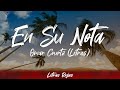 Omar Courtz - En Su Nota (Lyrics/Letra) | Letras Rojas